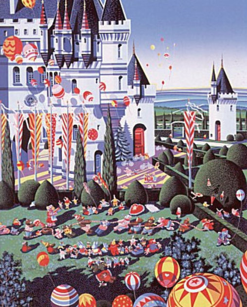 Castle Festival 1989 Limited Edition Print by Hiro Yamagata