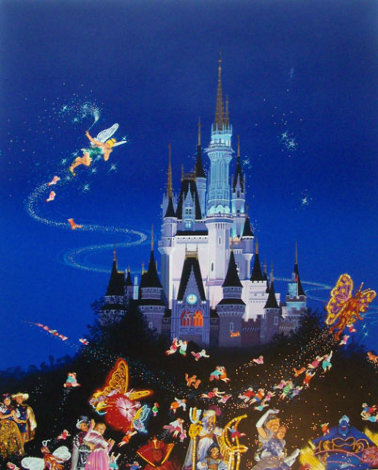 Tinkerbell, Tokyo Disneyland's 15th Anniversary 1998 AP - Japan Limited Edition Print - Hiro Yamagata