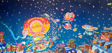 Snowy Night Swing 1990 Limited Edition Print - Hiro Yamagata Snowy Night Swing 1990 Limited Edition Print - Hiro Yamagata