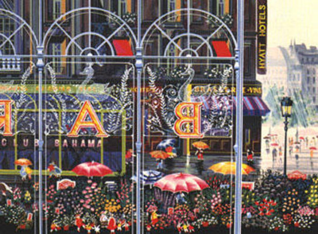 Club Bahama 1988 Limited Edition Print by Hiro Yamagata Club Bahama 1988 Limited Edition Print by Hiro Yamagata