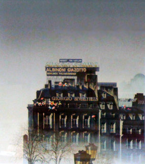 Foggy Day AP 1988 Limited Edition Print - Hiro Yamagata Foggy Day AP 1988 Limited Edition Print - Hiro Yamagata