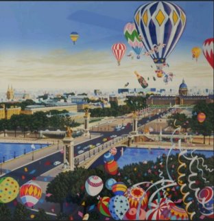 Balloon Race 1990 Limited Edition Print - Hiro Yamagata