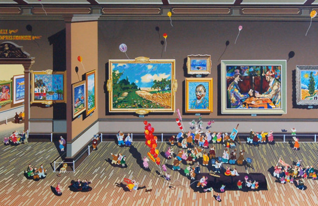 Impressionists PP 1984 Limited Edition Print by Hiro Yamagata Impressionists PP 1984 Limited Edition Print by Hiro Yamagata
