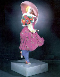 Spring Breeze Bronze Sculpture 1988 Sculpture - Hiro Yamagata Spring Breeze Bronze Sculpture 1988 Sculpture - Hiro Yamagata