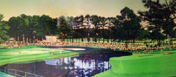 Masters Golf Tournament 1986 Hand Signed by Jack Limited Edition Print - Hiro Yamagata Masters Golf Tournament 1986 Hand Signed by Jack Limited Edition Print - Hiro Yamagata