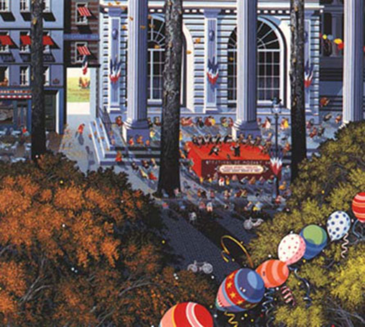 Concert in the City 1985 Limited Edition Print by Hiro Yamagata Concert in the City 1985 Limited Edition Print by Hiro Yamagata