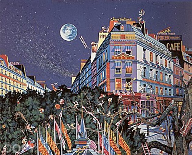 Full Moon 1989 Limited Edition Print by Hiro Yamagata