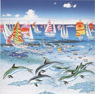 Dolphins 1984 Limited Edition Print - Hiro Yamagata Dolphins 1984 Limited Edition Print - Hiro Yamagata