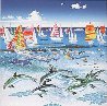 Dolphins 1984 Limited Edition Print by Hiro Yamagata - 0