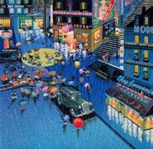 Robbers I and Robbers II 1980 2 Prints - Paris, France Limited Edition Print by Hiro Yamagata