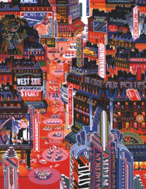 An American in Paris - France Limited Edition Print by Hiro Yamagata