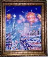 Happy Birthday Liberty U.S.A. Original 30x40 Huge Original Painting by Hiro Yamagata - 4