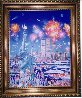 Happy Birthday Liberty U.S.A. Original 30x40 Huge - Twin Towers Original Painting by Hiro Yamagata - 4