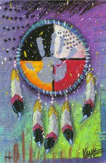 Four Directions 2014 Embellished Limited Edition Print - Tim Yanke Four Directions 2014 Embellished Limited Edition Print - Tim Yanke