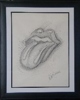 Rolling Stones 2013 Drawing 30x25 Works on Paper (not prints) by Tim Yanke - 1
