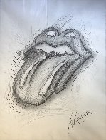 Rolling Stones 2013 Drawing 30x25 Works on Paper (not prints) by Tim Yanke - 0