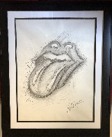 Rolling Stones 2013 Drawing 30x25 Works on Paper (not prints) by Tim Yanke - 4