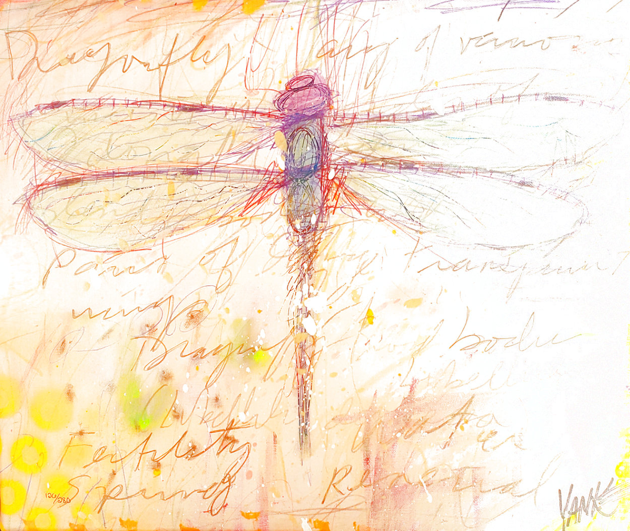 Dragonfly I 2011 Limited Edition Print by Tim Yanke Dragonfly I 2011 Limited Edition Print by Tim Yanke