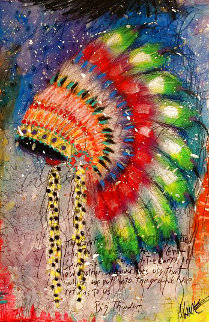 Big Thunder Embellished Limited Edition Print - Tim Yanke Big Thunder Embellished Limited Edition Print - Tim Yanke