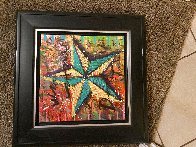 Lonestar 1 2011 Embellished 20x20 Limited Edition Print by Tim Yanke - 4 Lonestar 1 2011 Embellished 20x20 Limited Edition Print by Tim Yanke - 4