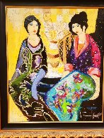 Good Friends 2012 Embellished Limited Edition Print by Tim Yanke - 1 Good Friends 2012 Embellished Limited Edition Print by Tim Yanke - 1