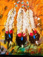 Four Directions AP 2011 Embellished Limited Edition Print by Tim Yanke - 4 Four Directions AP 2011 Embellished Limited Edition Print by Tim Yanke - 4