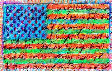 Yanke Doodle 3 2008 31x50 Original Painting - Tim Yanke Yanke Doodle 3 2008 31x50 Original Painting - Tim Yanke