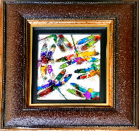 Dragonflies 2016 18x16 Original Painting by Tim Yanke - 1