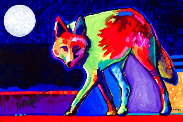 Trickster Coyote 2017 Limited Edition Print by Tim Yanke