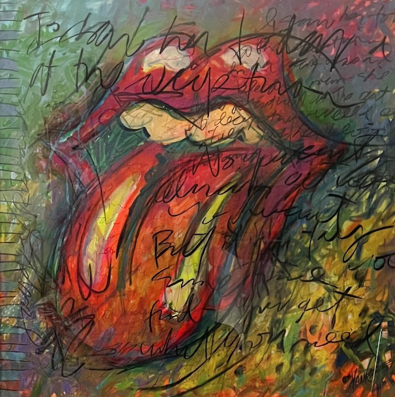 Untitled Abstract 2017 Mixed Media by Tim Yanke - For Sale on Art Brokerage