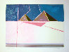 Pyramid Reversal (Masoud Yasami) Monotype Works on Paper (not prints) by Masoud Yasami - 0