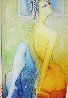 Yellow Nude 53x45 Huge Original Painting by Gevorg Yeghiazarian - 2