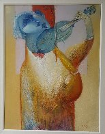 Muscian 60x48 Original Painting by Gevorg Yeghiazarian - 2 Muscian 60x48 Original Painting by Gevorg Yeghiazarian - 2
