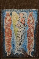 Dancing Women 2014 13x9 Original Painting by Gevorg Yeghiazarian - 1 Dancing Women 2014 13x9 Original Painting by Gevorg Yeghiazarian - 1