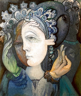 Feast 2010 52x46 Huge Original Painting - Gevorg Yeghiazarian Feast 2010 52x46 Huge Original Painting - Gevorg Yeghiazarian