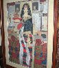 Guests from a Distance 2000 46x35 - Huge Original Painting by Chen Yongle - 1