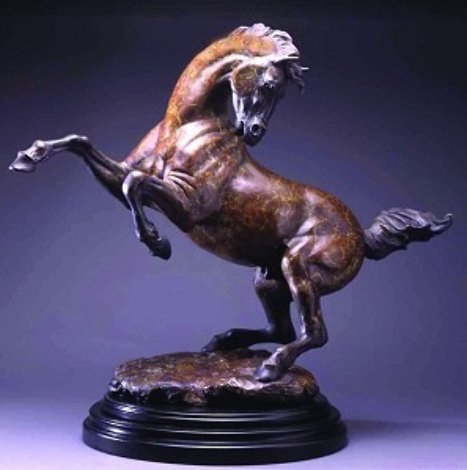 Tribute to Da Vinci Bronze Sculpture 2003 Sculpture - Star Liana York