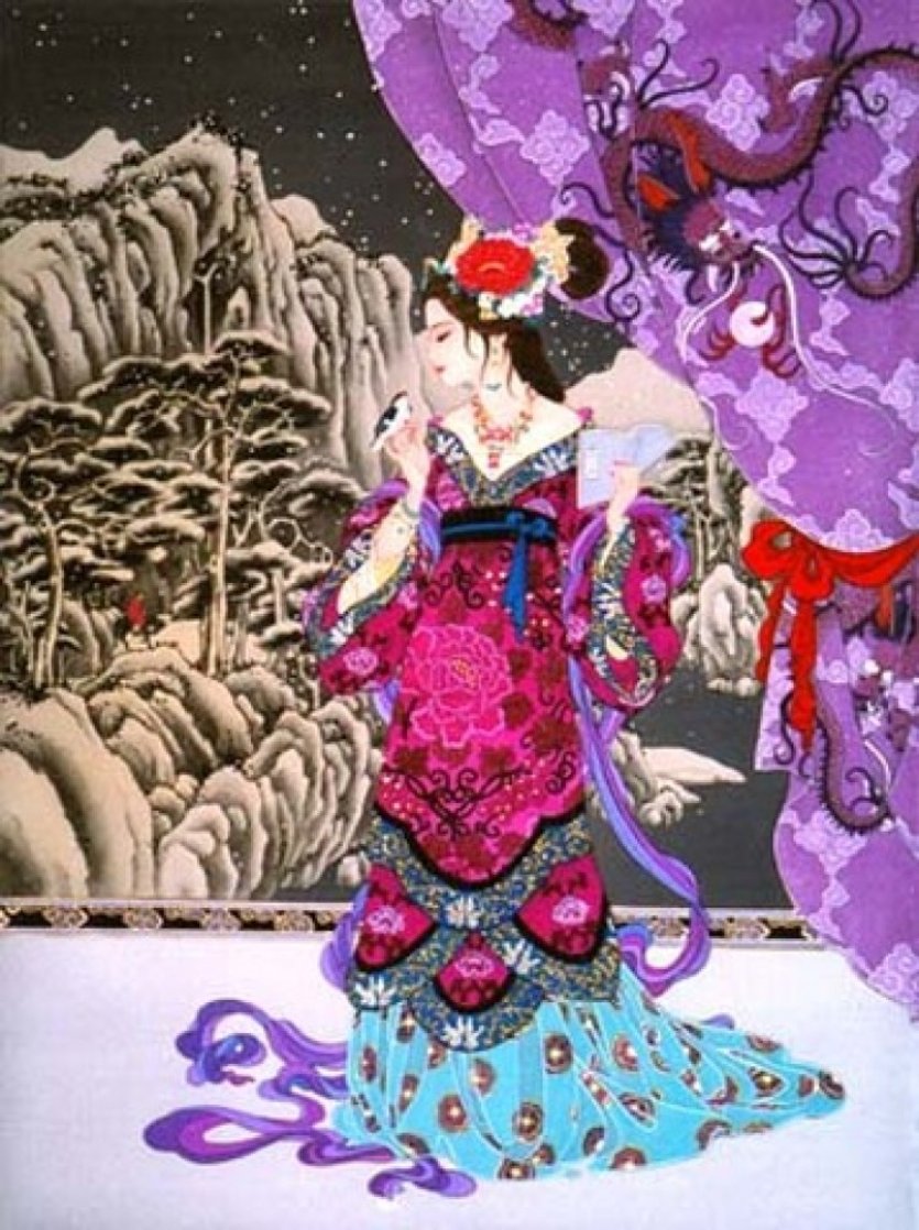 Black Jade 1994 Limited Edition Print by Caroline Young Black Jade 1994 Limited Edition Print by Caroline Young