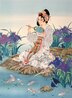 Beauty of the Ages 1992 - Huge Framed Mixed Media Limited Edition Print by Caroline Young - 0