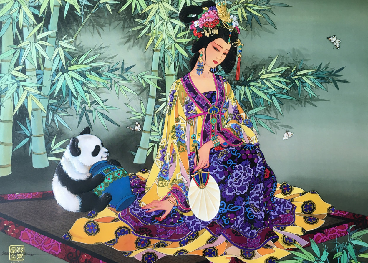 Secrets of the Bamboo Forest 2000 Limited Edition Print by Caroline Young Secrets of the Bamboo Forest 2000 Limited Edition Print by Caroline Young