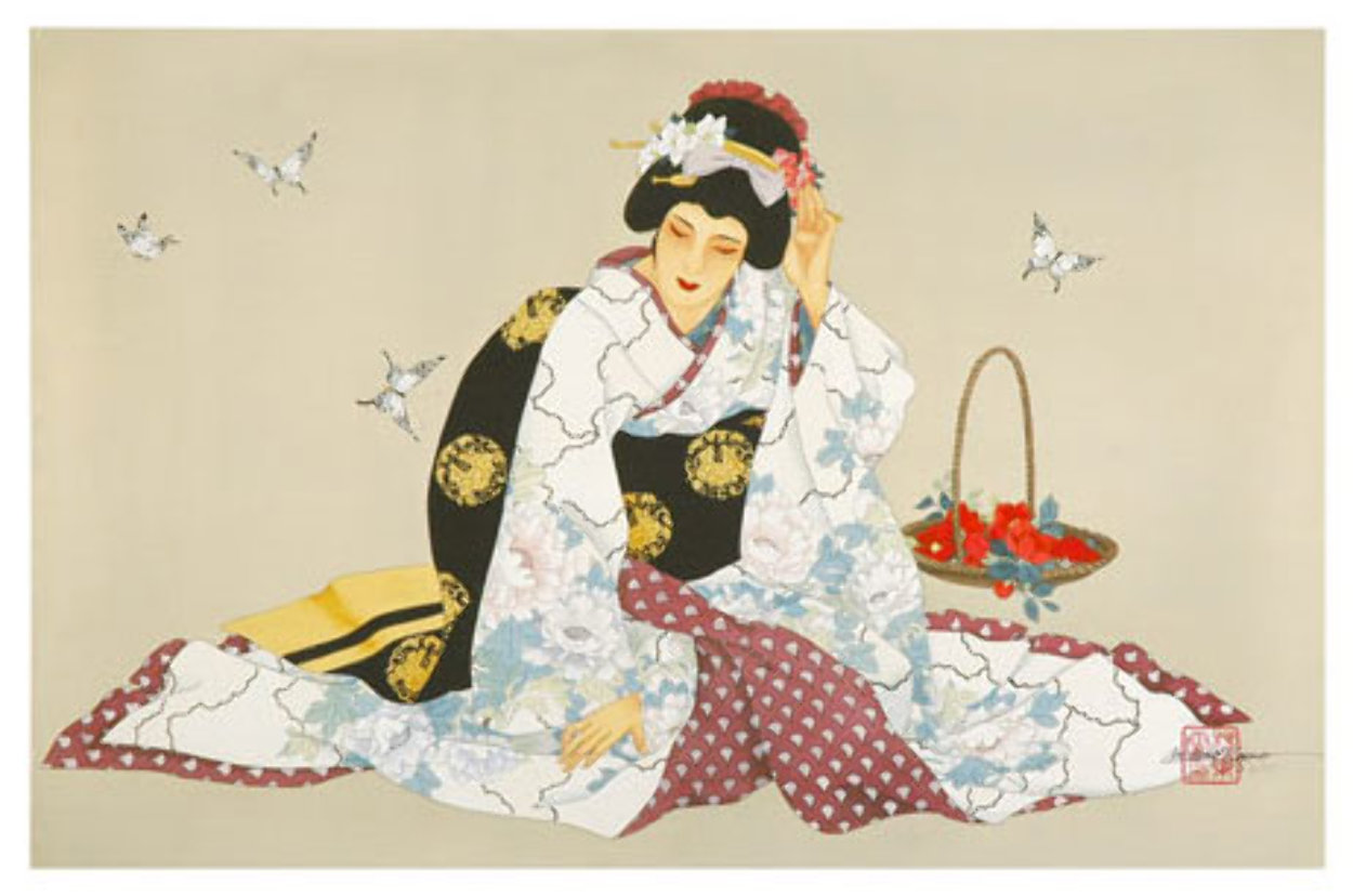 Butterfly Courtship Limited Edition Print by Caroline Young Butterfly Courtship Limited Edition Print by Caroline Young