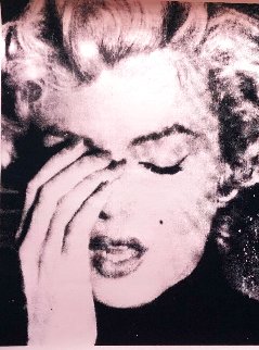 Marilyn Crying (Sunset Pink) Unique 2013 30x22 Works on Paper (not prints) - Russell Young Marilyn Crying (Sunset Pink) Unique 2013 30x22 Works on Paper (not prints) - Russell Young