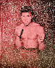 Muhammed Ali Unique 2016 41x41 - Huge - W Diamond Dust Original Painting by Russell Young - 0