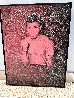 Muhammed Ali Unique 2016 41x41 - Huge - W Diamond Dust Original Painting by Russell Young - 2