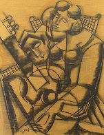 Afternoon Serenade Mixed Media 2006 29x35 Original Painting by Yuroz - 0 Afternoon Serenade Mixed Media 2006 29x35 Original Painting by Yuroz - 0