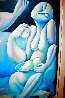 Light Blue Couch 1989 62x62 Huge Major Painting Original Painting by  Yuroz - 5