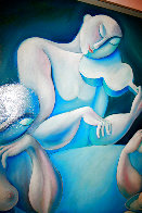 Light Blue Couch 1989 62x62 Huge Major Painting Original Painting by  Yuroz - 7