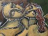 Soft Kissing 2000 82x44 Huge - Mural Size Original Painting by  Yuroz - 1