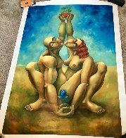 Lovers Reach 2004 Huge Limited Edition Print by  Yuroz - 2