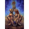 Lover's Reach Huge Limited Edition Print by  Yuroz - 1